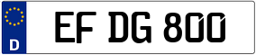 Truck License Plate
